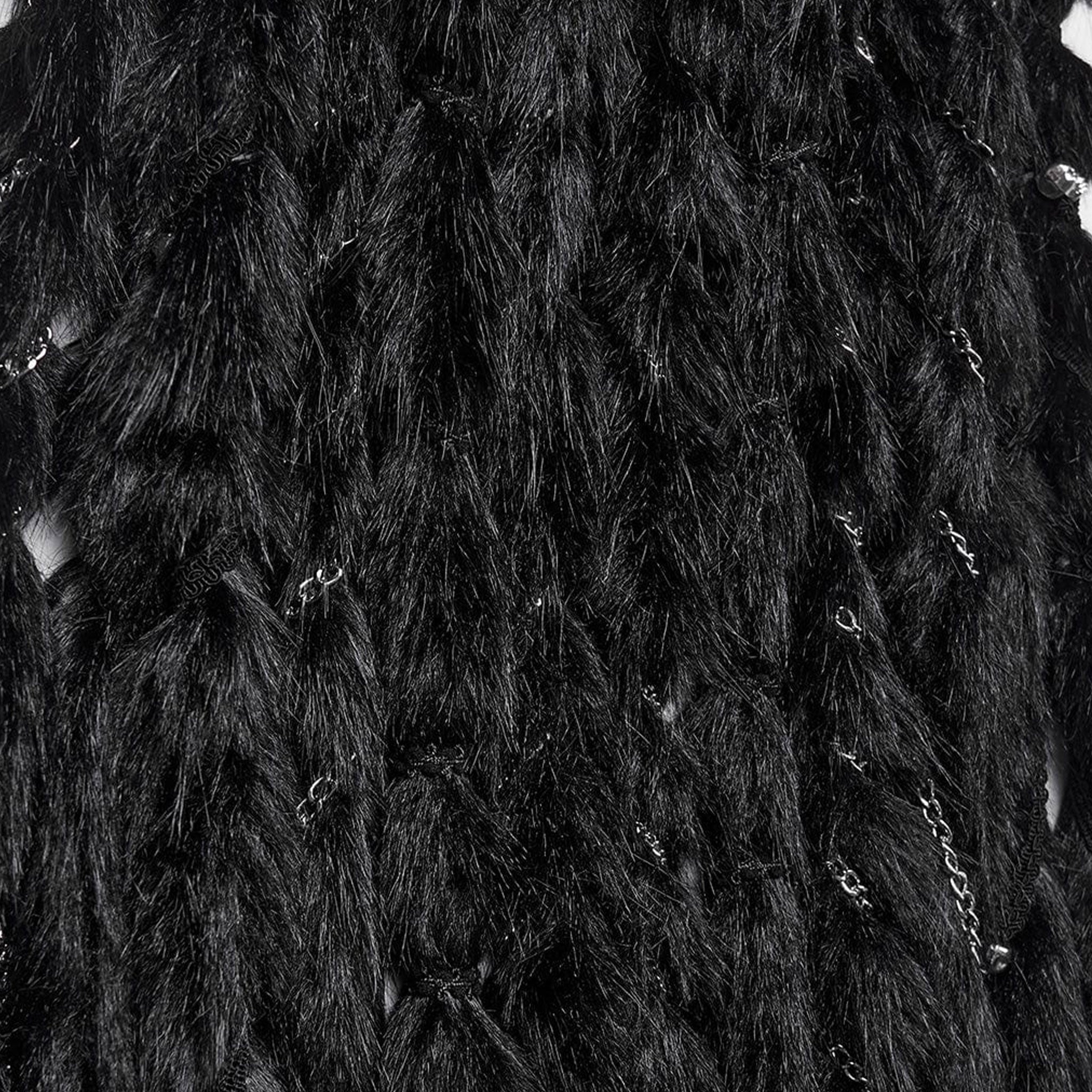 Polyester metallic-alloy plastic latex rubber faux-fur accessories mask eye-mask half-mask pointed-ears spike spikes spiked curved-spikes curved-claw claw-spikes skull-ornament chain wrapped-chains fur-braids braids braided fur-plaits plaits plaited ornamental-chains ornamental-braids decorative hair-whip fetish fashion alt-fashion punk fox fox-headed fuzzy furry animal-play pet-play wild costume cosplay halloween rave ravewear festival festivalwear unisex black
