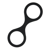 Silicone hypoallergenic satin elastic accessories cuffs handcuffs one-piece blindfold soft matte-finish strong durable stretchy simple simplicity comfort exciting effortless secure versatile travel-friendly quick-release low-risk fetish fashion alt-fashion alternative bedroom dungeon bondage bondage-play bdsm bdsm-toys bdsm-fashion kink kinky kinky-play kinky-toys restraints restraints-set wrist-restraints sensory-play adult-toys unisex black