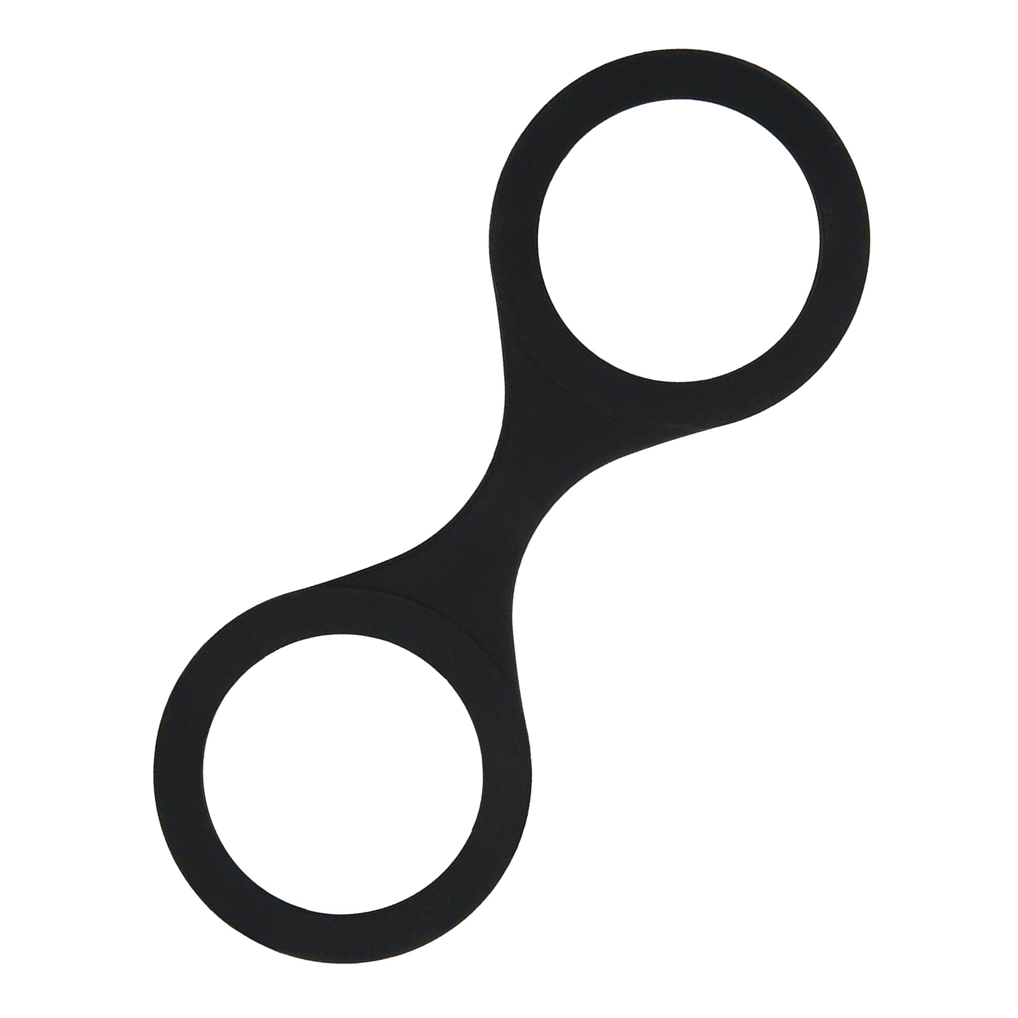 Silicone hypoallergenic satin elastic accessories cuffs handcuffs one-piece blindfold soft matte-finish strong durable stretchy simple simplicity comfort exciting effortless secure versatile travel-friendly quick-release low-risk fetish fashion alt-fashion alternative bedroom dungeon bondage bondage-play bdsm bdsm-toys bdsm-fashion kink kinky kinky-play kinky-toys restraints restraints-set wrist-restraints sensory-play adult-toys unisex black