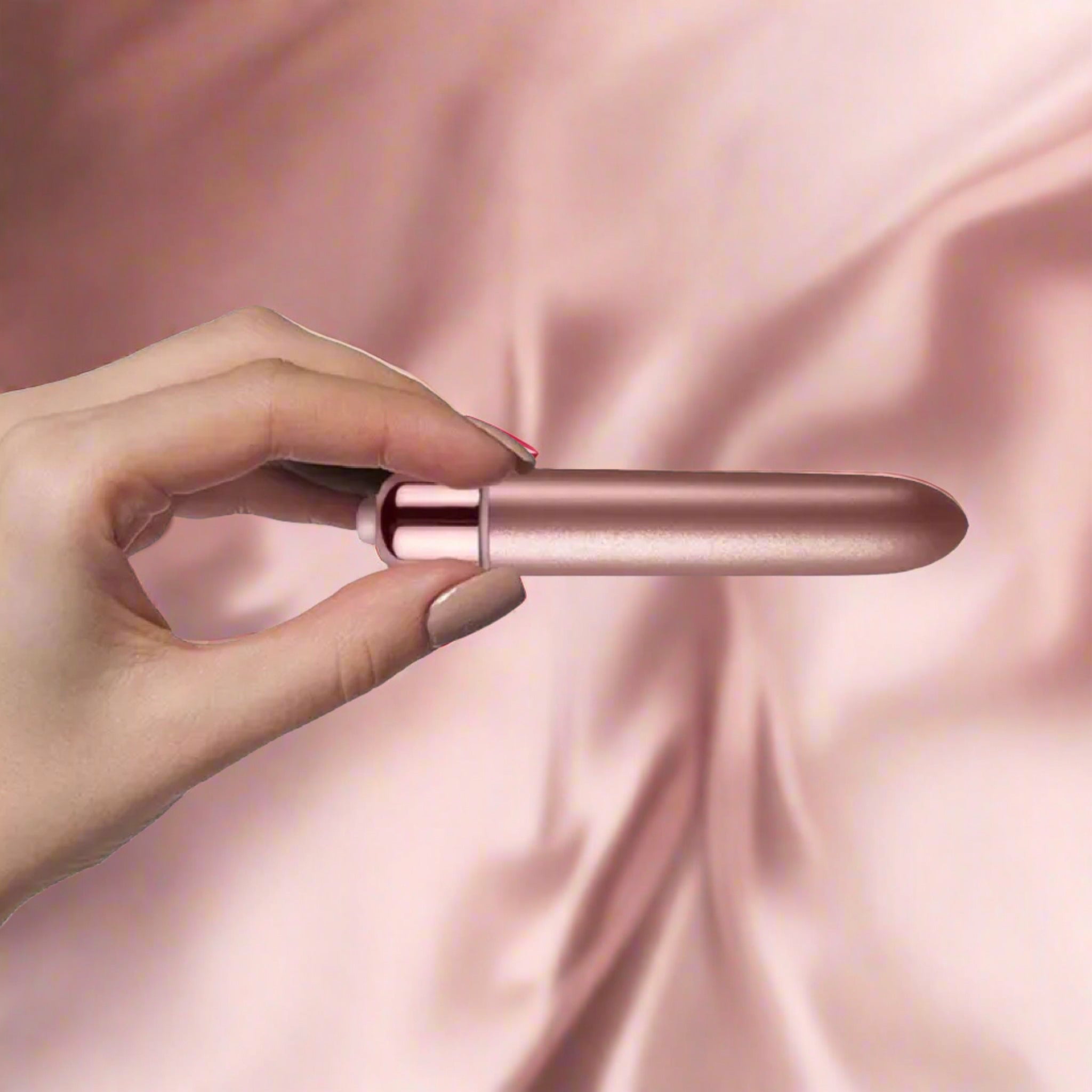 Touch Of Velvet Bullet Vibrator - Rose Blush