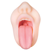 TPE ABS-plastic accessories masturbator stroker mouth mouth-shaped throat tongue extending palate-ridges open-ended blowjob deep-throat textured stim stimulation non-vibe non-vibrating soft flexible realistic ergonomic life-like latex-free phthalate-free batteries bonus dvd-download cock-ring vibe bullet-vibe vibrator bullet adult-toys sexual-wellness fantasy male masculine masc mens guys dudes vanilla 