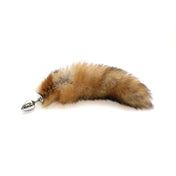 Fur fox fox-fur red-fox anal butt plug butt-plug buttplug tapered detachable screw-on furry soft nonvibe non-vibe nonvibrating non-vibrating bondage bdsm kink kinky kinky-play pet pet-play animal costume cosplay accessories
