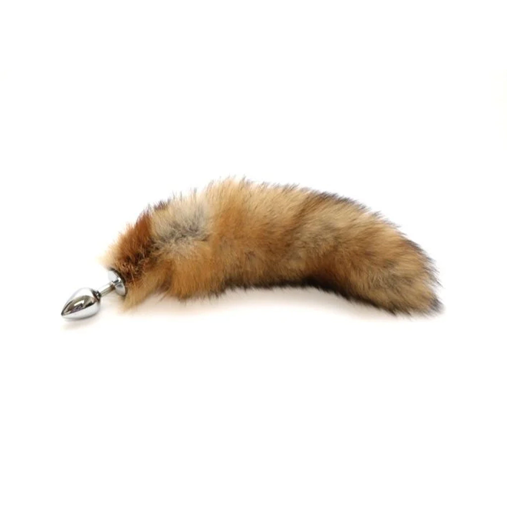 Fur fox fox-fur red-fox anal butt plug butt-plug buttplug tapered detachable screw-on furry soft nonvibe non-vibe nonvibrating non-vibrating bondage bdsm kink kinky kinky-play pet pet-play animal costume cosplay accessories