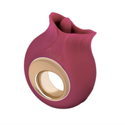 Pink Ring Holder Bodywand Clitoral Licker Vibrator with vibration and licking modes for customizable pleasure.