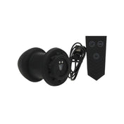 Silicone ABS-plastic anal anal-play plug butt buttplug butt-plug remote-control vibration vibe vibrating vibrator robo rimmer rechargeable USB mechanical tongue ball-bearings rotating kink kinky kinky-toys adult-toys black