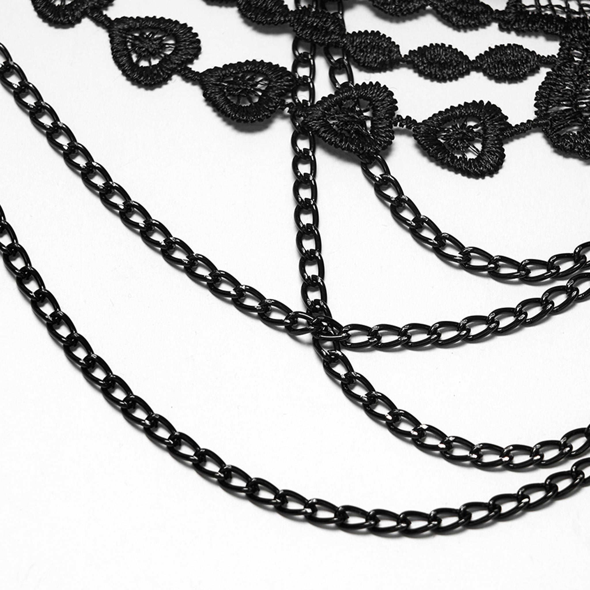 Polyester polyamide elastane metallic-chain accessories belt harness hip-harness waist-harness body-harness hanging-chain O-ring adjustable comfortable versatile layering fashion alt-fashion alternative punk goth gothic romantic dark-fashion elegant dancewear rave raver-babe festival costume cosplay halloween halloween-accessories belly-dance raqs-sharqi tsifteteli cordax oryantal-dans al-jadid afterdark-collection female femme feminine womens