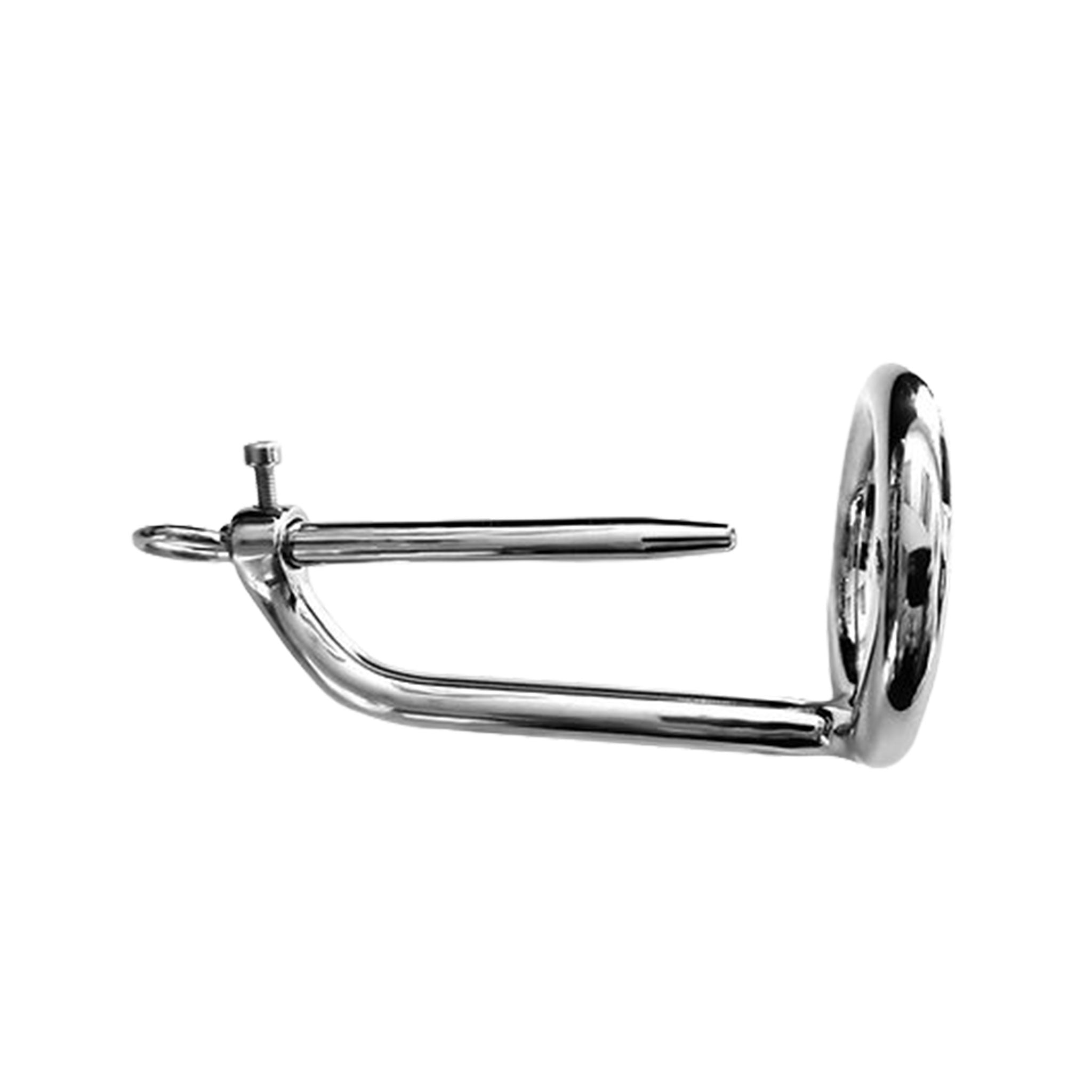 Stainless-steel surgical-grade accessories insertion insertable cnb cock-and-ball cbt chastity male-chastity plug penis-plug probe urethral-probe tapered-head cockring cock-ring adjustable allen-key hex-key hex-screw locking lockable durable hygienic secure comfortable fetish roleplay role-play doctor hospital bondage bdsm bdsm-toys kink kinky kinky-toys kinky-play medical medical-toys medical-play urethral urethral-play penis-play cock-control adult-toys male masculine masc mens guys dudes silver