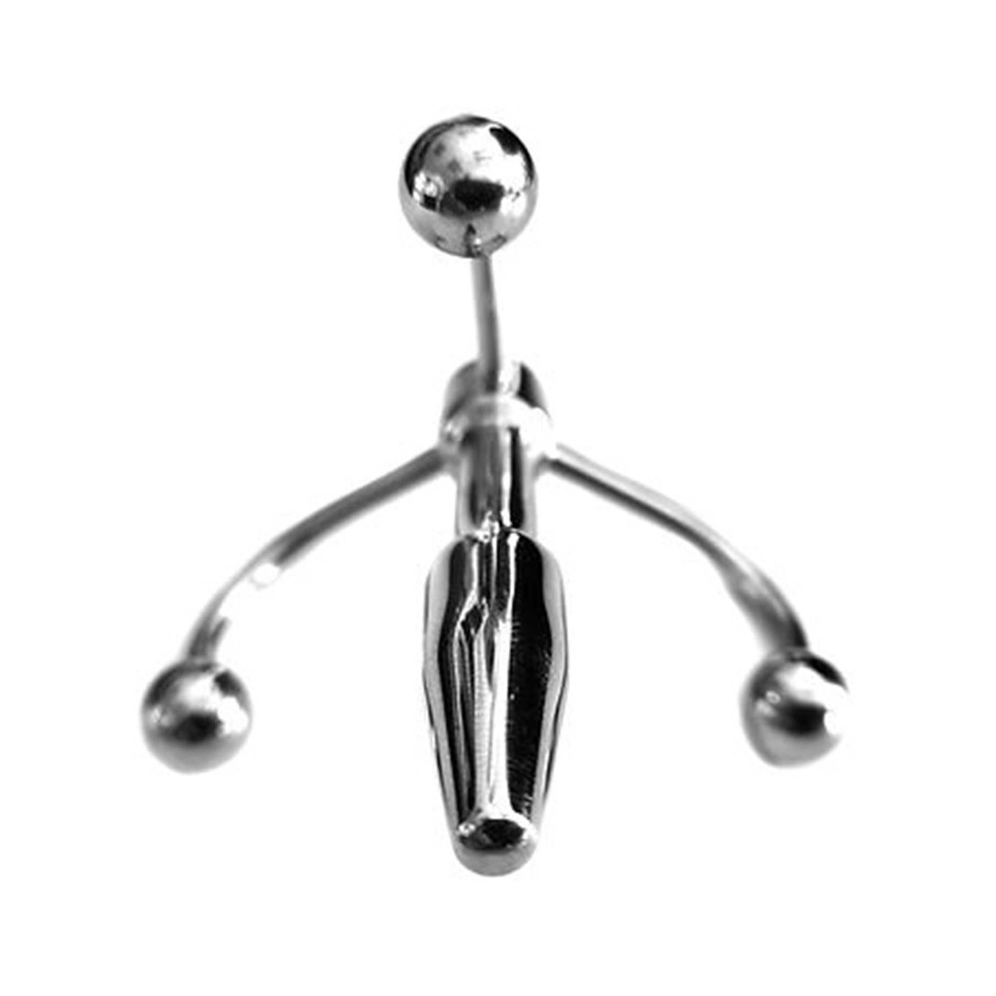 Stainless-steel accessories genitals insertable urethra urethral penis-plug nonvibe non-vibe nonvibrating non-vibrating cock-and-ball cnb cbt fetish fashion alt-fashion alternative bedroom dungeon bondage bdsm bdsm-toys kink kinky kinky-play kinky-toys medical medical-toys medical-play adult-toys male masculine masc mens menswear guys dudes silver 