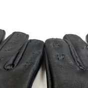 Leather genuine-leather sheep-leather metallic-spikes accessories gloves elasticated-wrist spike spikes spiked vampire-gloves spiked-fingers soft snug comfortable prickly fierce fetish fashion alt-fashion alternative fetishwear bondage bdsm bdsm-toys bdsm-fashion kink kinky kinky-toys kinky-play sadomasochism sensory sensory-play pain teasing scratching stim stimulation costume cosplay halloween predator adult-toys unisex black 
