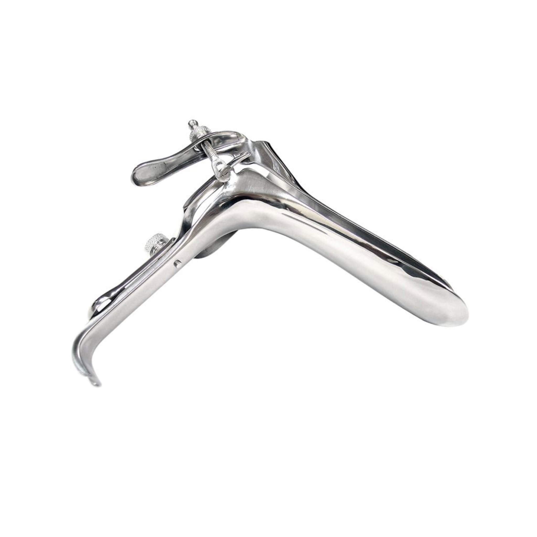 Rouge metal vaginal speculum probe stainless steel non-magnetic medical fetish BDSM vaginal play insertable water-lubricant safe
