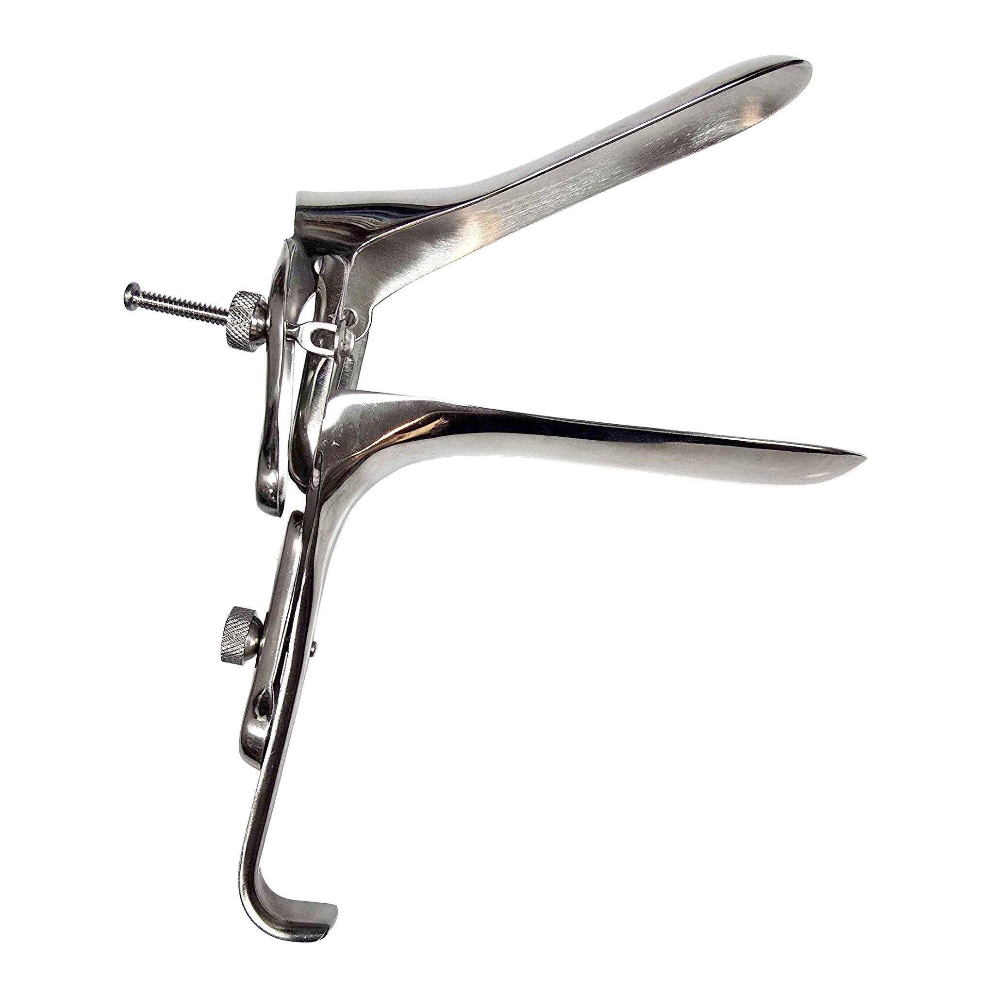 Stainless-steel non-magnetic accessories insertable probe speculum vaginal anal screw-pin lockable locking safe precise fetish fashion roleplay role-play doctor hospital bondage bdsm bdsm-gear bdsm-toys kink kinky kinky-toys kinky-play medical medical-toys medical-play gifts adult-toys unisex silver