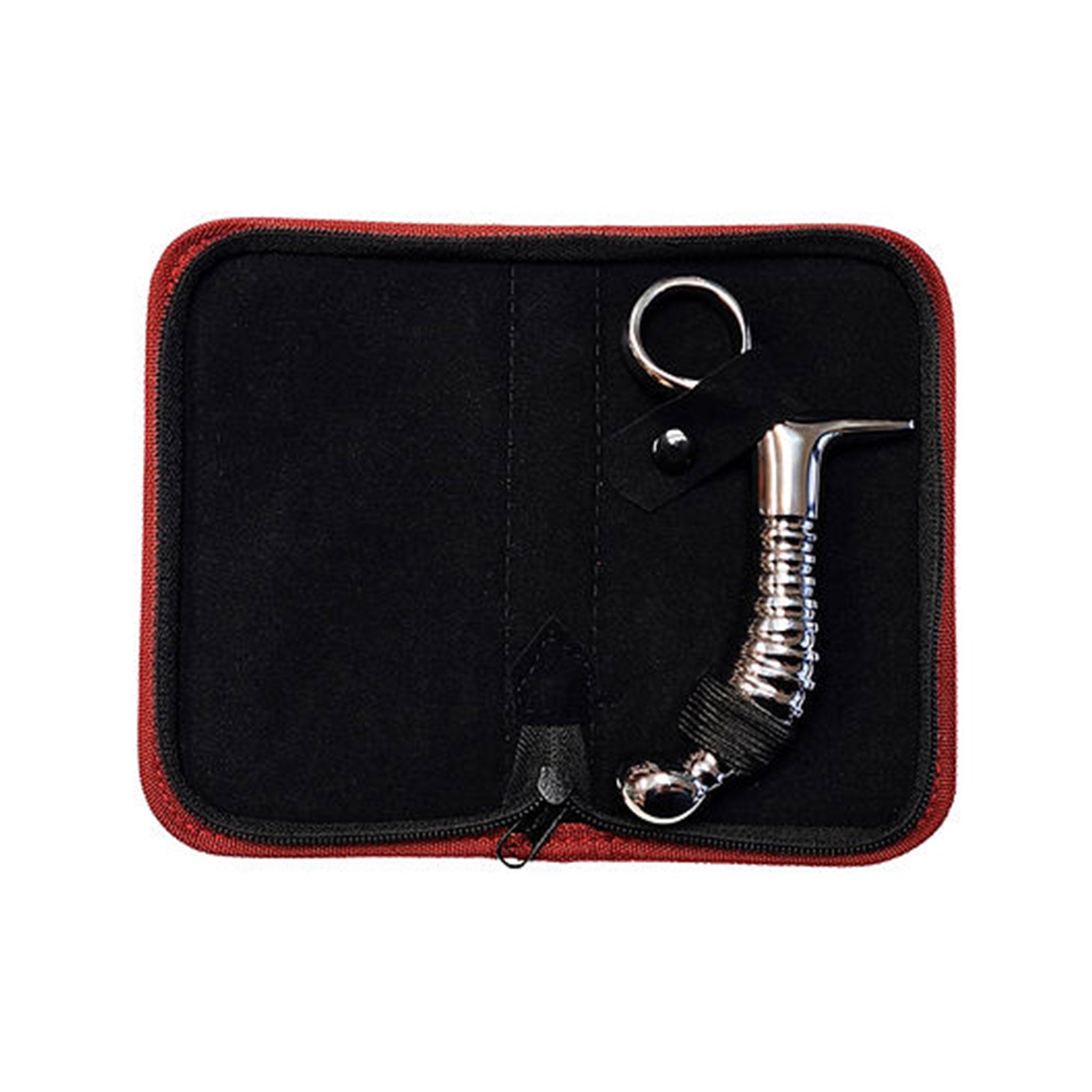 Rouge Ribbed Stainless Steel Anal Plug With Handle Fetish Factory Rouge Ribbed Stainless Steel Anal Plug With Handle Fetish Factory