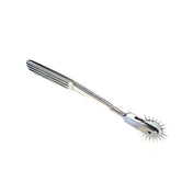 Stainless-steel nickel-plated accessories pinwheel pin-wheel stim stimulation spinning thrill-seeking shiny glossy durable bondage bdsm bdsm-toys bdsm-gear kink kinky kinky-toys kinky-play sensory sensory-play sensory-toys pain prickling teasing tickling medical medical-toys medical-play wartenburg adult-toys unisex silver