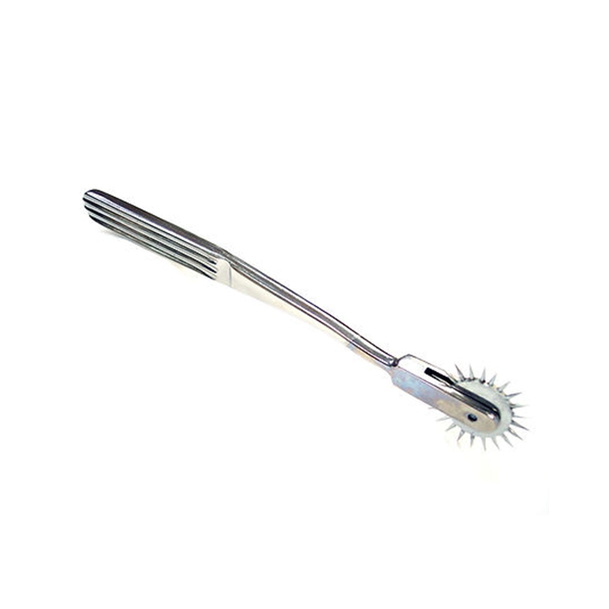 Stainless-steel nickel-plated accessories pinwheel pin-wheel stim stimulation spinning thrill-seeking shiny glossy durable bondage bdsm bdsm-toys bdsm-gear kink kinky kinky-toys kinky-play sensory sensory-play sensory-toys pain prickling teasing tickling medical medical-toys medical-play wartenburg adult-toys unisex silver