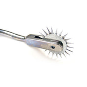 Stainless-steel nickel-plated accessories pinwheel pin-wheel stim stimulation spinning thrill-seeking shiny glossy durable bondage bdsm bdsm-toys bdsm-gear kink kinky kinky-toys kinky-play sensory sensory-play sensory-toys pain prickling teasing tickling medical medical-toys medical-play wartenburg adult-toys unisex silver