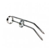 Stainless-steel accessories cat-claw scratcher wearable-toys finger-mounted finger-rings two-ring dual-claw shiny intense sharp lightweight sturdy precision loose-fitting fetish fashion alt-fashion alternative punk goth gothic cyber bedroom dungeon bondage bdsm bdsm-gear bdsm-toys kink kinky kinkwear kinky-toys medical medical-toys medical-play sensory sensory-play sensation scratch teasing unisex couples couples-play silver 