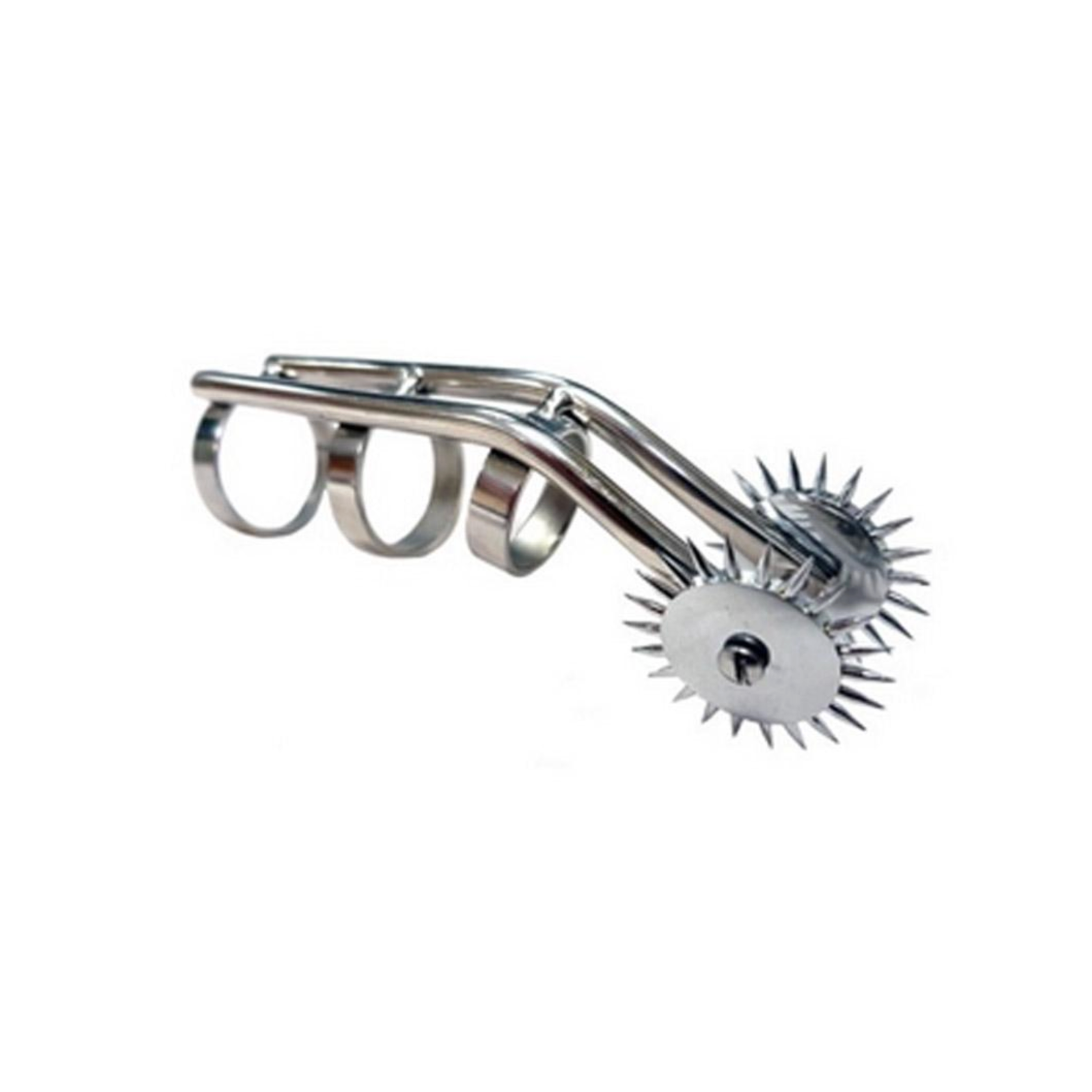 rouge stainless steel cat claw dual pinwheel bdsm tool sensory play finger claw metal pinwheels kink accessories stainless steel bdsm toy fetish factory intense sensation play prickly pinwheel claw erotic sensory stim stainless steel cat claw for kink players