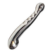 Stainless-steel non-porous accessories nonvibe non-vibe nonvibrating non-vibrating dildo dong anal-toys anal-play anal-probe anal vaginal penetrating penetration stim stimulation stimulating versatile polished ergonomic bondage bdsm bdsm-toys kink kinky kinky-toys kinky-play medical medical-play medical-toys adult-toys unisex silver