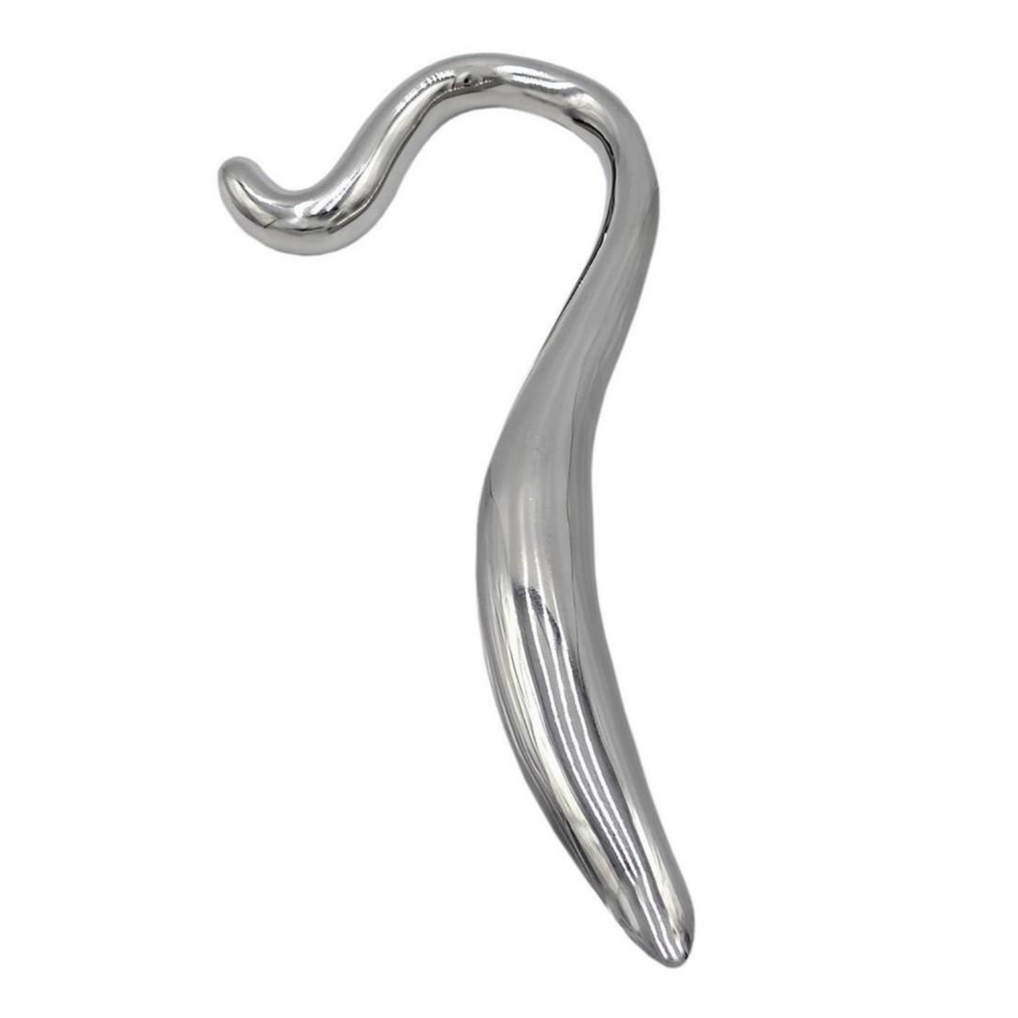 stainless steel hollow curved wand surgical grade adult toy erotic metal bdsm kink luxury burgundy case