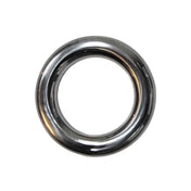 Stainless-steel accessories nonvibe nonvibrating non-vibe non-vibrating cockring cock-ring rounded-edges donut doughnut cock-and-ball cnb c&b pressure weighty solid seamless durable shiny glossy fetish fashion alt-fashion bondage bdsm bdsm-gear bdsm-toys kink kinky kinky-play kink-gear temp-play temperature-play male masculine masc mens menswear guys dudes adult-toys silver 1.75-inches