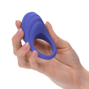 App Compatible Couples Cock Ring with Remote- Purple