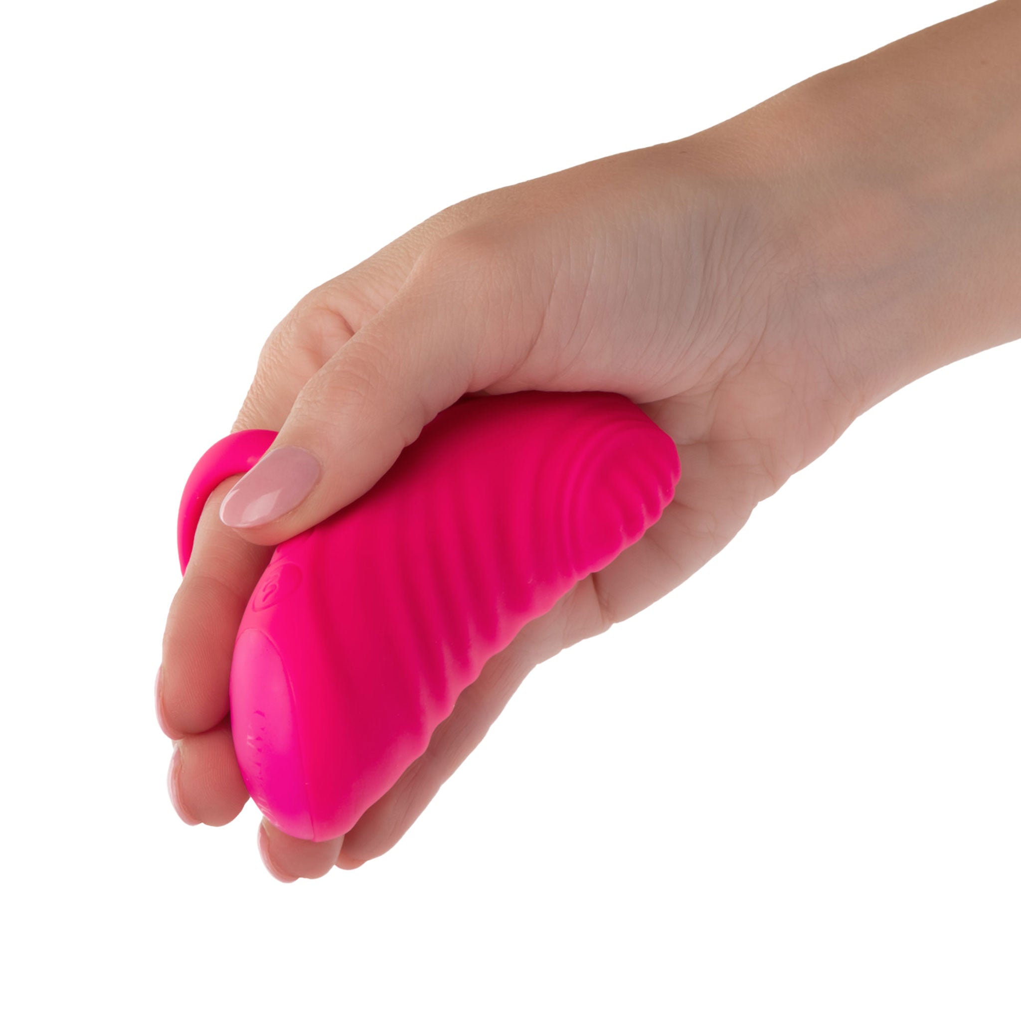 Envy Textured Thumping Finger Held Vibrator- Pink