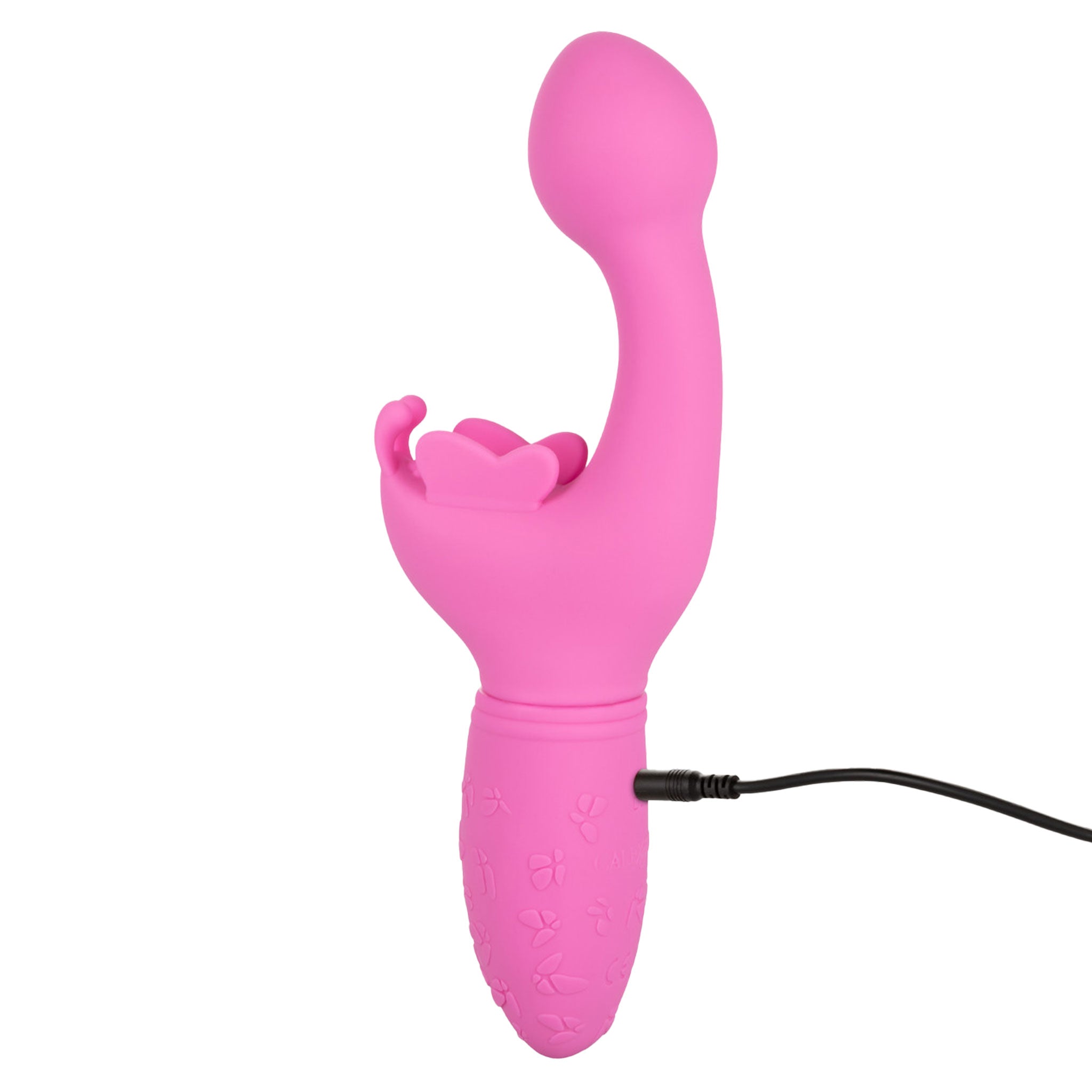 Ball Tip Curved Butterfly Kiss G-Spot Vibrator- Pink