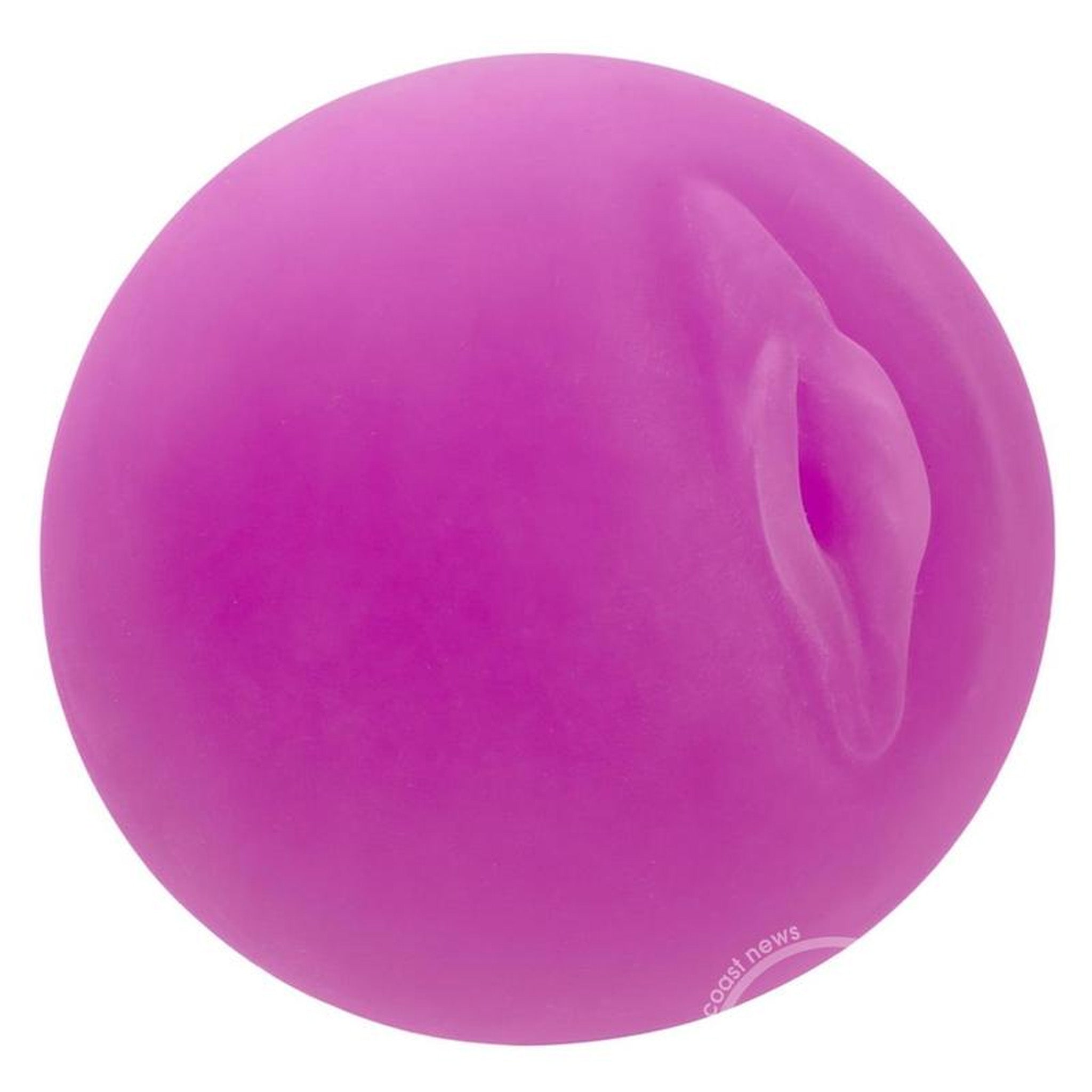 Ultra Soft Pop Sock Pussy Masturbator Ball- Pink