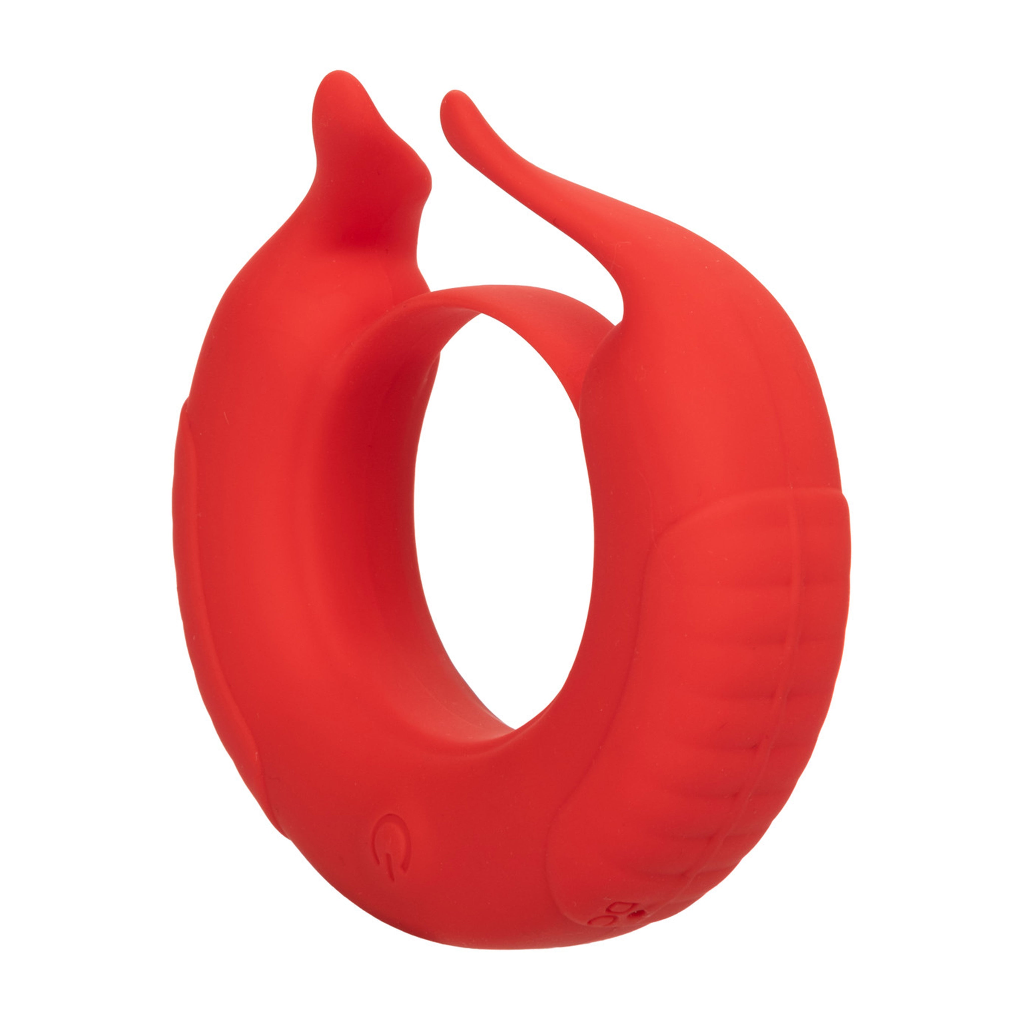 Silicone Rechargeable Taurus Enhancer Couples Ring - Red