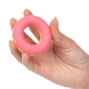 Dickin' Donuts Silicone Cock Ring- Pink