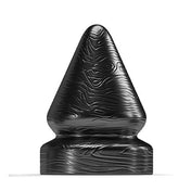 Extreme Stretch'r Butt Plug Cone Metallic Black - M