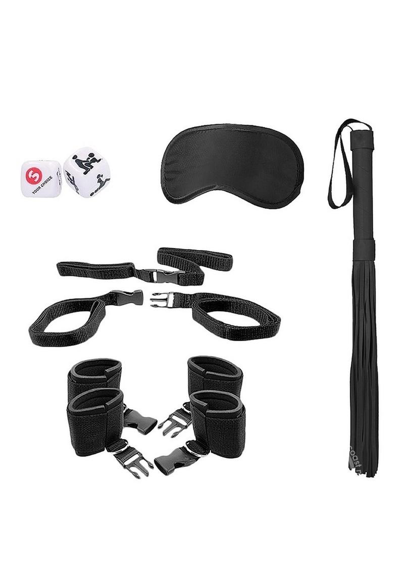 Bed Post Bindings Restraining Kit - Black