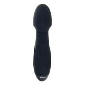 Flexible Round Head Textured Grip Vibrating Wand - Black