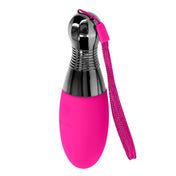 Twist Lock Silicone Vibrating Egg- Pink