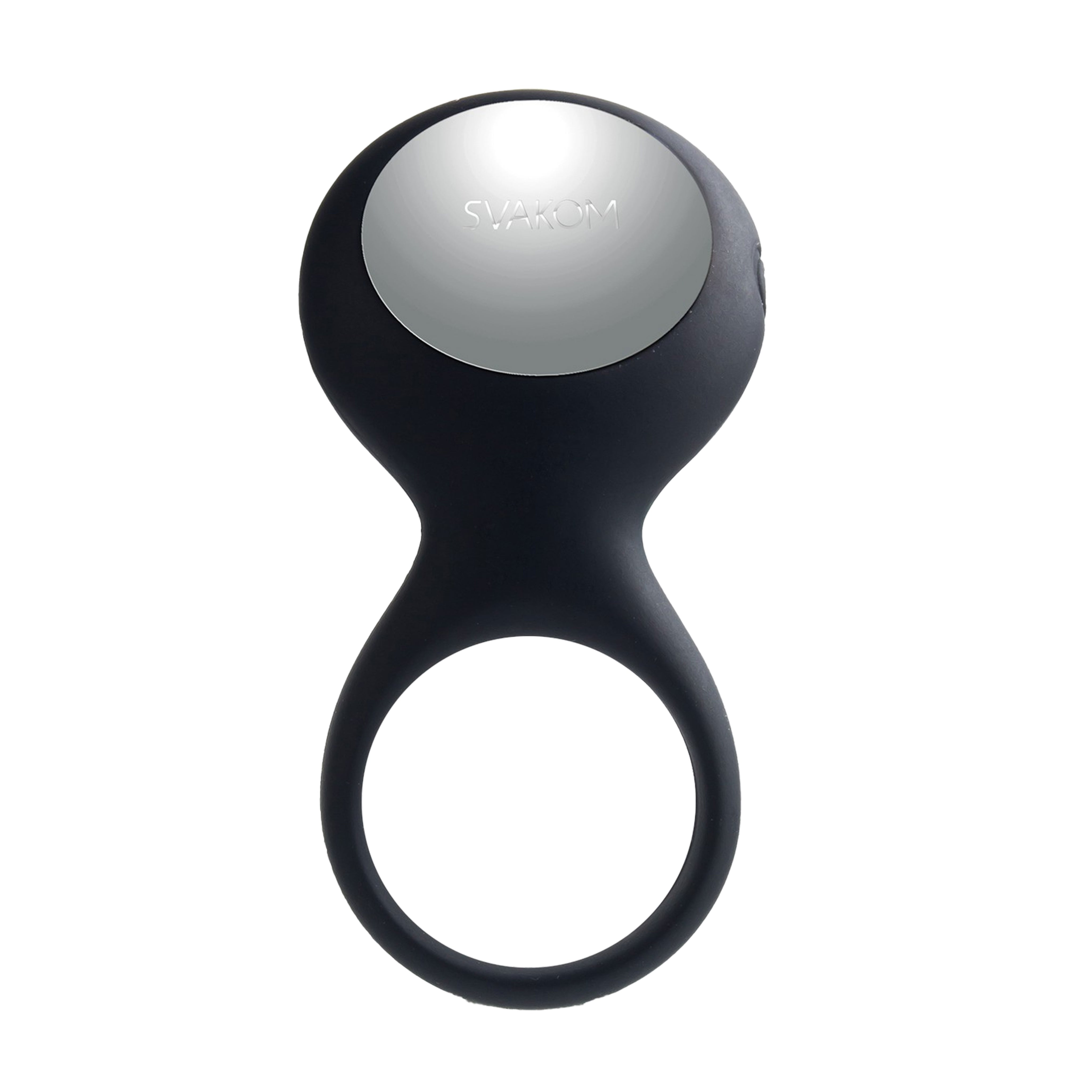 Couples Clitoral Stimulating Nubs Vibrating Cock Ring- Black