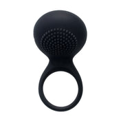 Couples Clitoral Stimulating Nubs Vibrating Cock Ring- Black