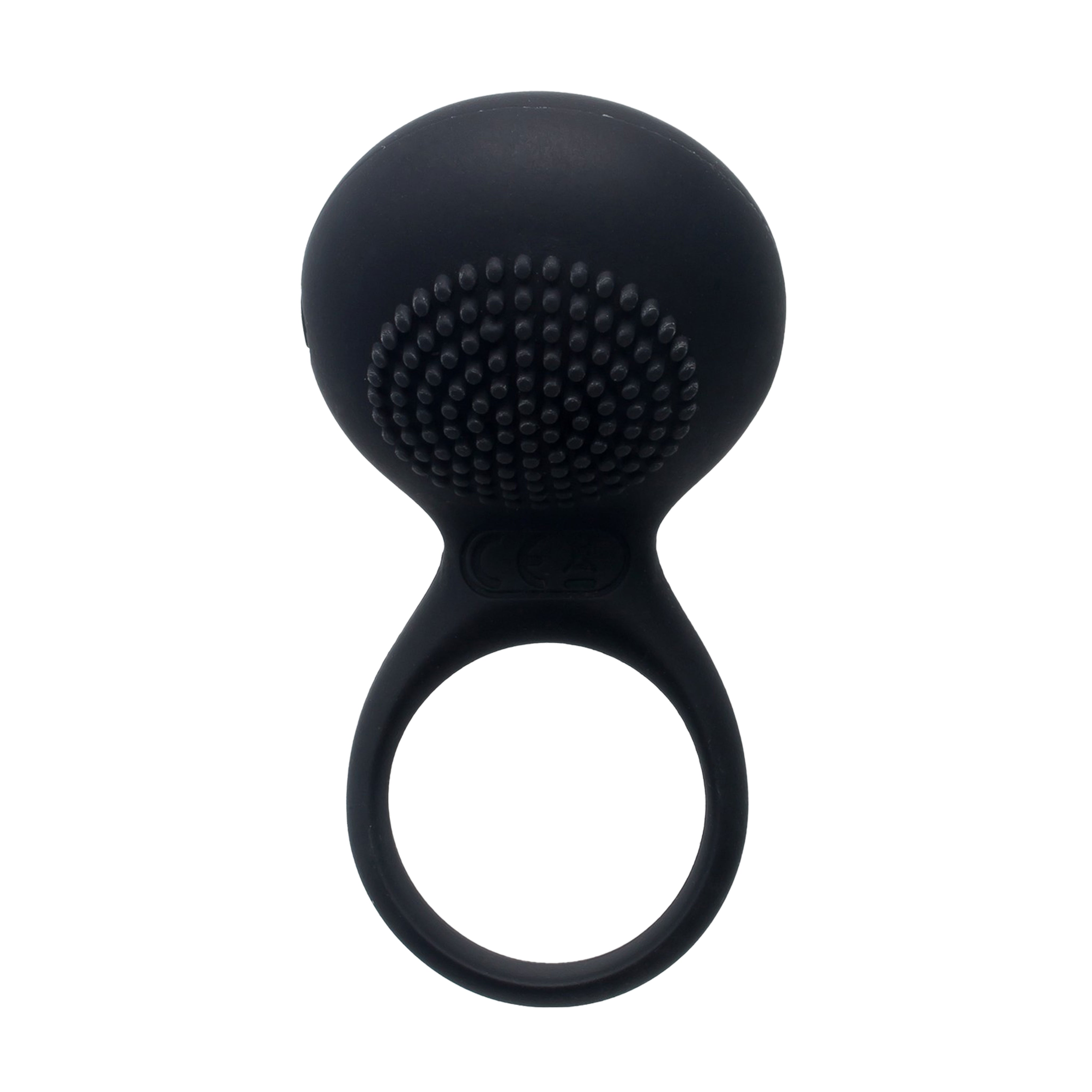 Couples Clitoral Stimulating Nubs Vibrating Cock Ring- Black