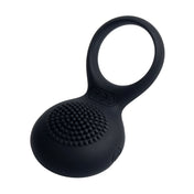 Couples Clitoral Stimulating Nubs Vibrating Cock Ring- Black