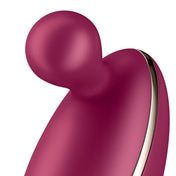 Silicone medical-grade body-safe ABS-plastic vibrator vibe vibrating vibration clit clitoral clitoris stim stimulator stimulation lay-on bulb bulb-tip waterproof intense flexible usb-rechargeable magnetic-charging adult-toys sexual-wellness magenta bordeaux