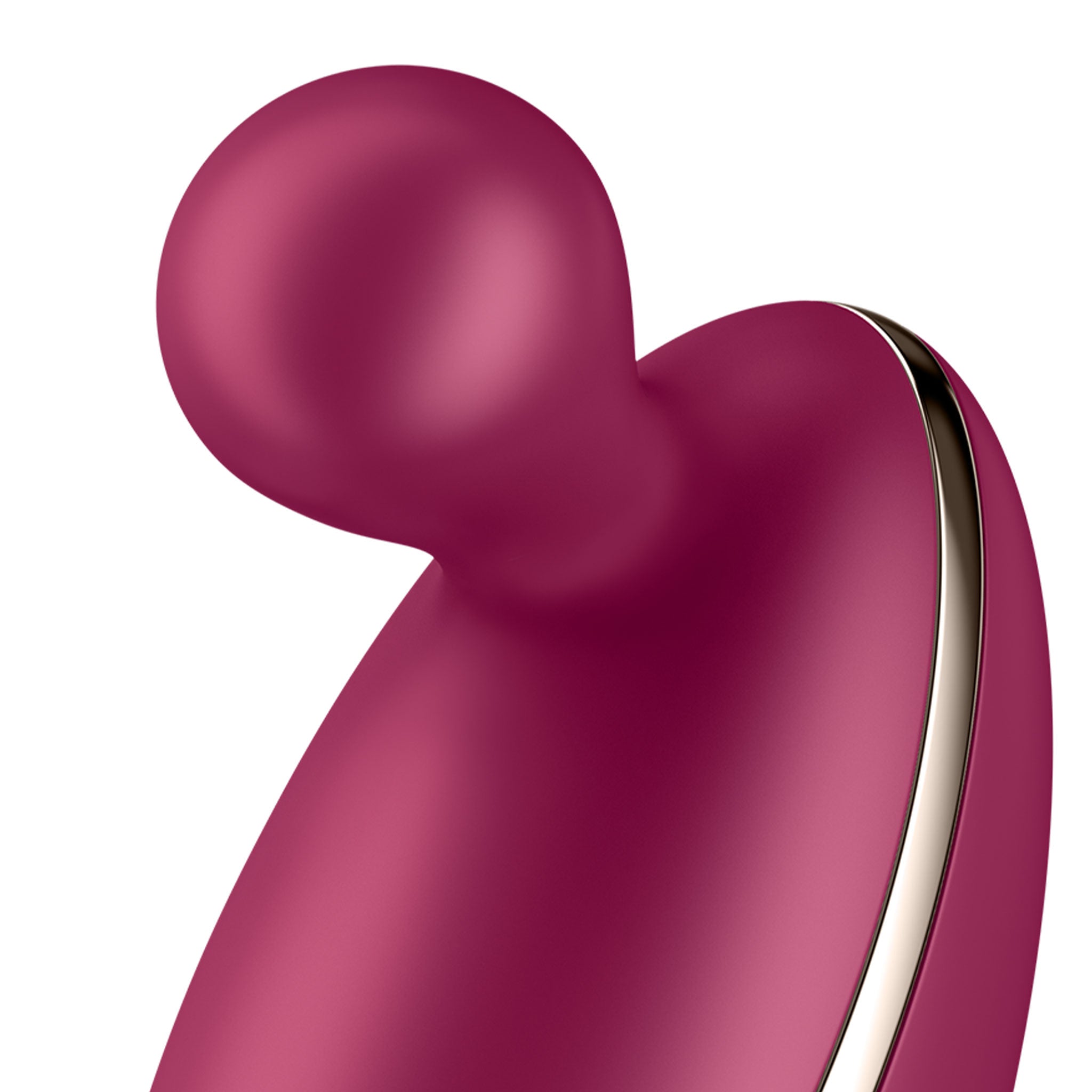 Silicone medical-grade body-safe ABS-plastic vibrator vibe vibrating vibration clit clitoral clitoris stim stimulator stimulation lay-on bulb bulb-tip waterproof intense flexible usb-rechargeable magnetic-charging adult-toys sexual-wellness magenta bordeaux