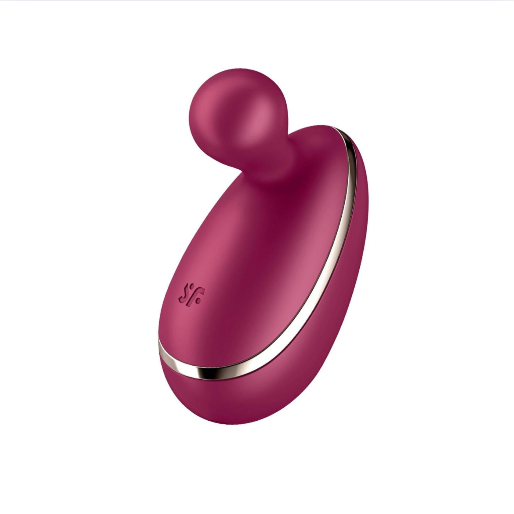 Magenta Satisfyer clitoral vibrator, medical-grade silicone, waterproof, 12 vibration modes.