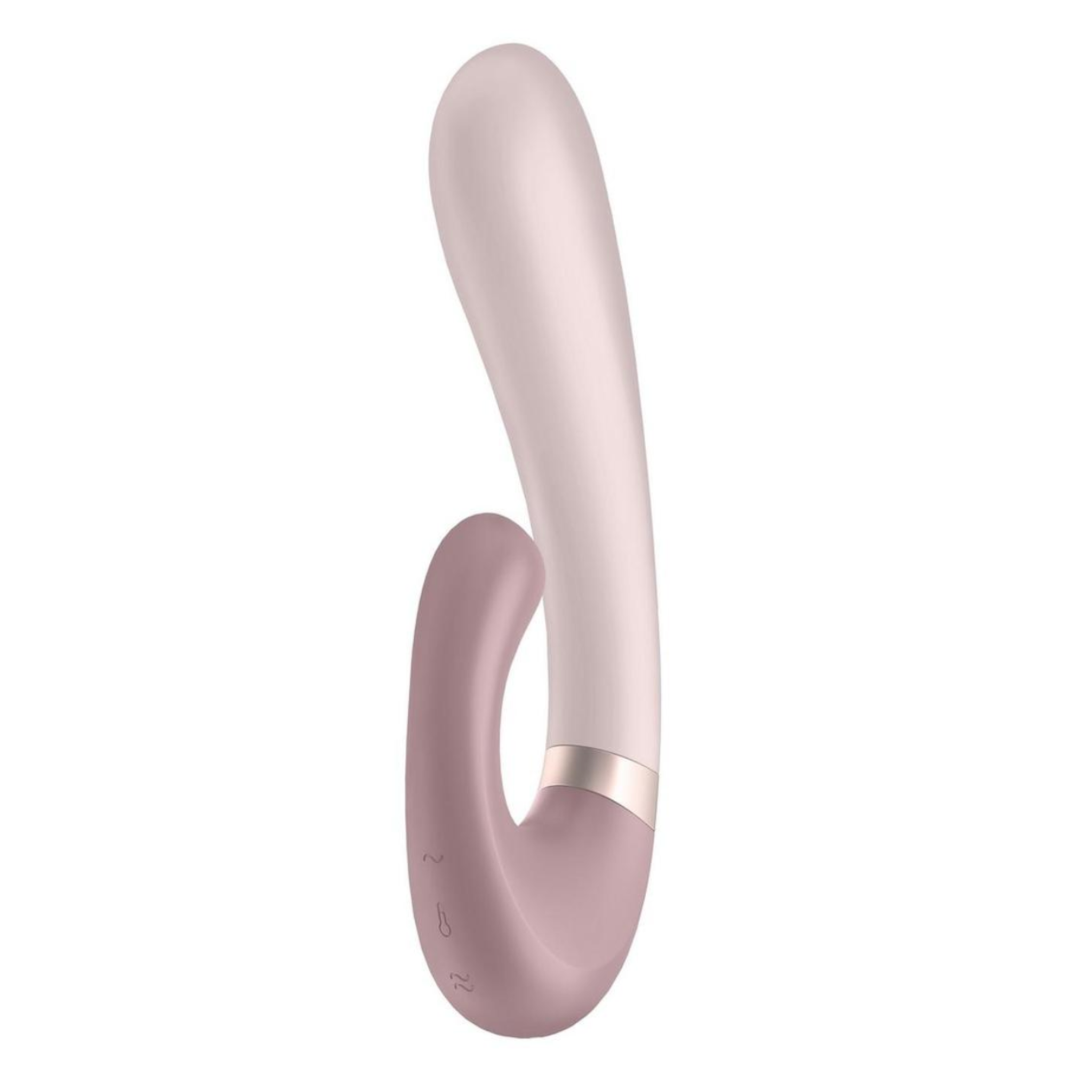 Satisfyer Heat Wave warming rabbit vibrator with dual motors, heating function, and ergonomic design.