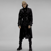 Terminator Matrix PVC Goth Trench Coat