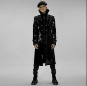 Terminator Matrix PVC Goth Trench Coat