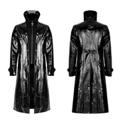 Terminator Matrix PVC Goth Trench Coat