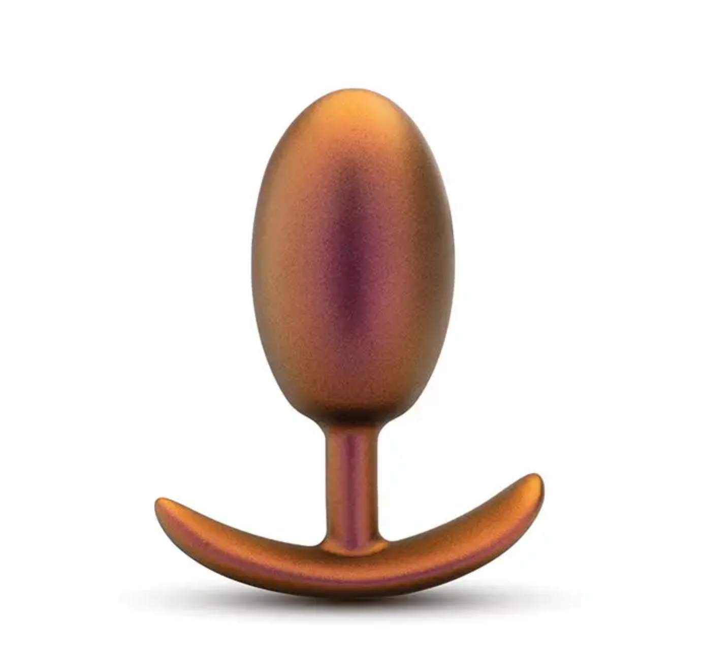 Anal Adventures Matrix Silicone Anal Plug - Copper