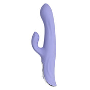 Silicone ABS-plastic vibe vibrator vibration clit clitoris clitoral stim stimulator stimulation rabbit g-spot p-spot dual-vibe dual-motor multi-function flexible dual-stimulation simultaneous waterproof submersible usb-rechargeable chunky blended pleasure big adult-toys purple lavender