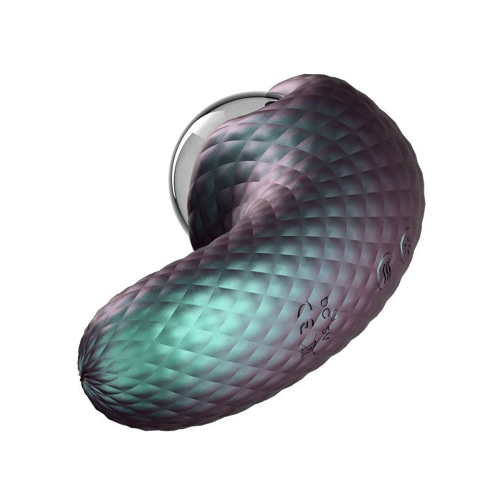 Silicone dildo dong vibrator vibration vibrating vibe heat dual-motor textured serpent reptile snake scale scaly scaled clit clitoral clitoris stimulator stimulation glass ABS electro-globe plasma-globe shocking electro-play elegant adult-toys green multicolor