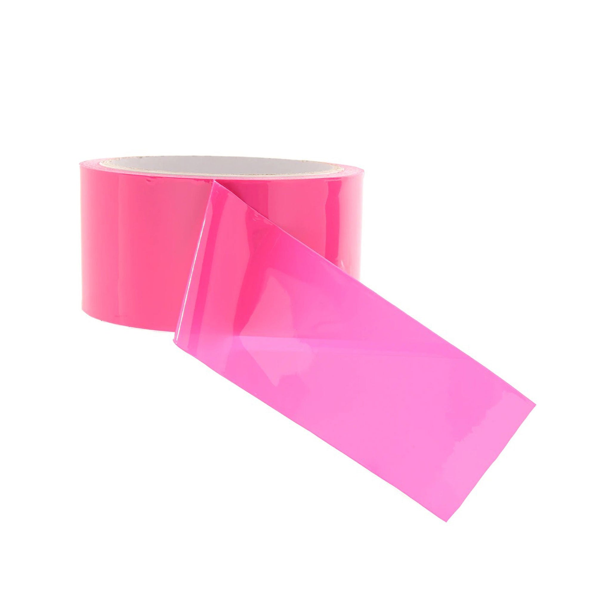 PVC self-adhesive accessories restraints non-sticky bondage-tape chastity blindfold blind-fold wrapping binding reusable shiny glossy high-gloss fetish fashion alt-fashion alternative punk goth gothic cyber cyberpunk cyber-punk bondage bdsm-toys bdsm kink kinky kinky-play kinky-toys costume cosplay halloween adult-toys unisex pink hot-pink