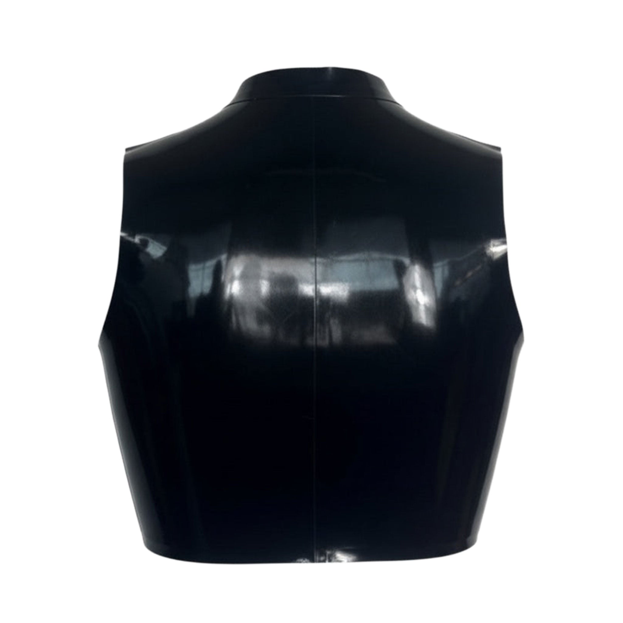 Latex rubber apparel tops intimate lingerie latex-lingerie bra bralette crop-top sleeveless collar adjustable buckle underbust plunging cleavage front-cutout shiny glossy sleek fetish fashion alt-fashion alternative punk goth gothic cyber cyberpunk matrix trinity bedroom dungeon festival clubbing bondage bdsm bdsm-fashion kink kinky kinkwear costume cosplay halloween house-of-harlot female femme feminine womens black